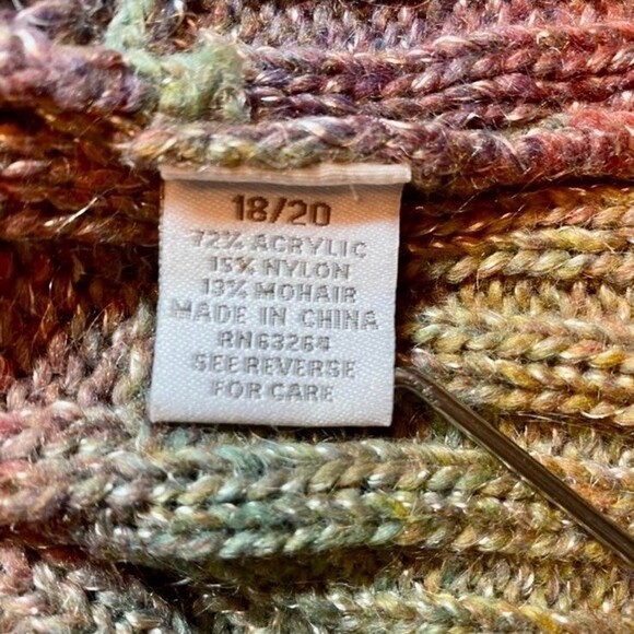 DRESSBARN Zip-up Sweater Size 18/20 (Bx 2) - Picture 9 of 10